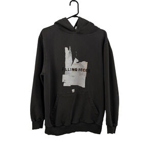 Filling Pieces Barneys New York Hoodie Sweatshirt Mens XL Gray Graphic *FLAW